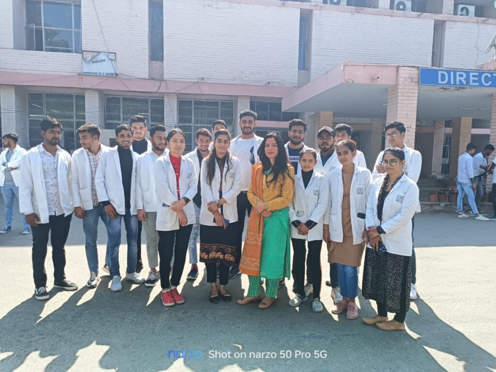 Students visit Medical College Rohtak 2023