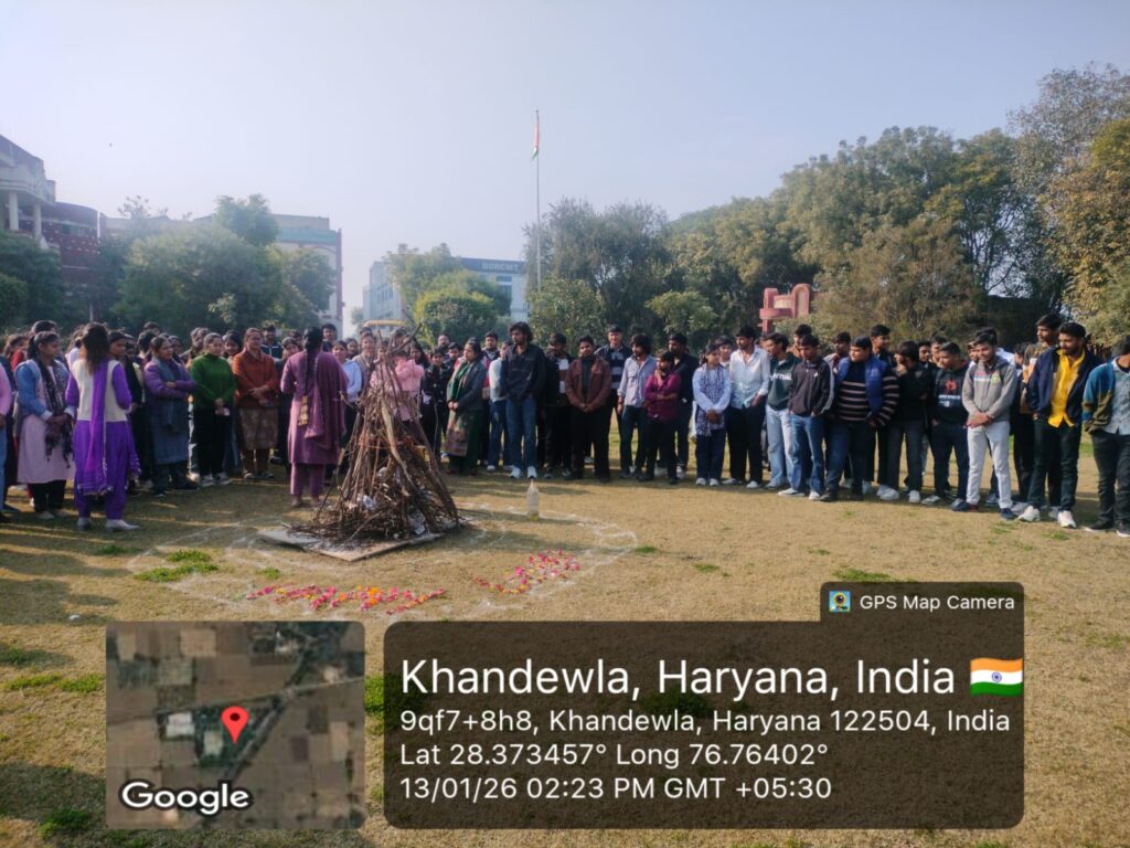 Celebration of Lohri and Makar Sankranti at DDR Group of Colleges