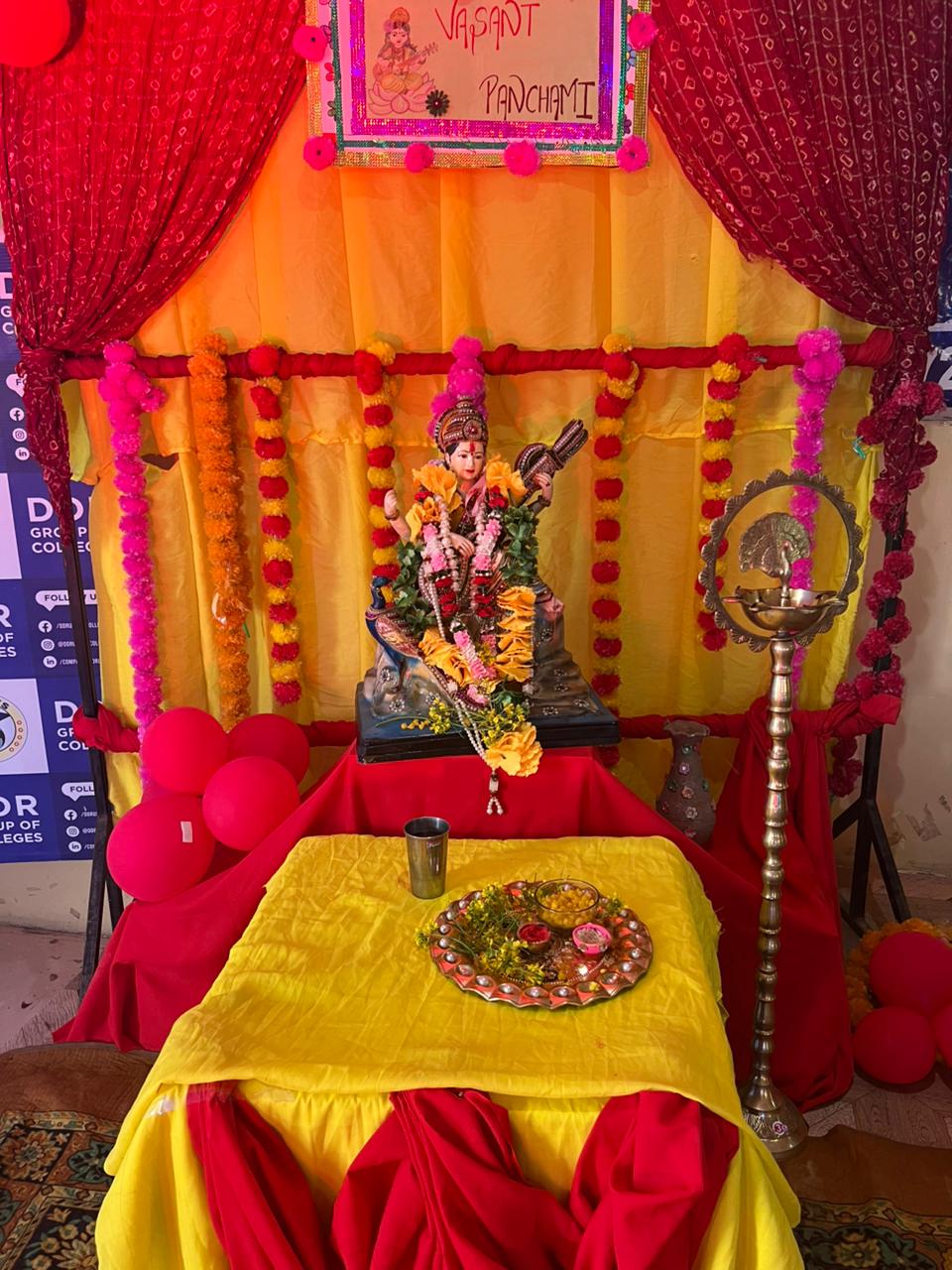 Basant Panchami 2026 celebration at DDR Group of Colleges