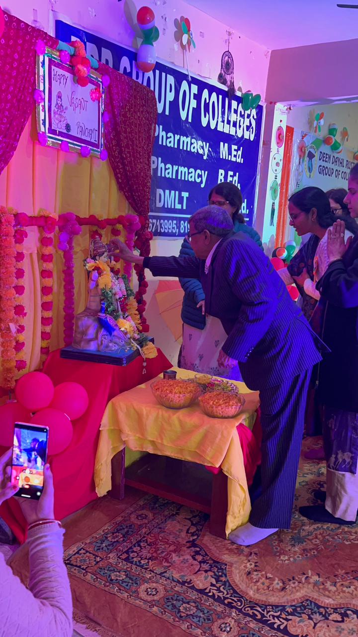 Basant Panchami 2026 celebration at DDR Group of Colleges