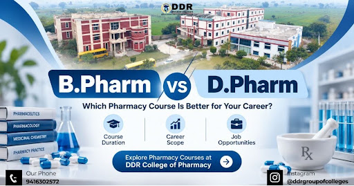 B.Pharm vs D.Pharm: Which Pharmacy Course Is Better for Your Career?