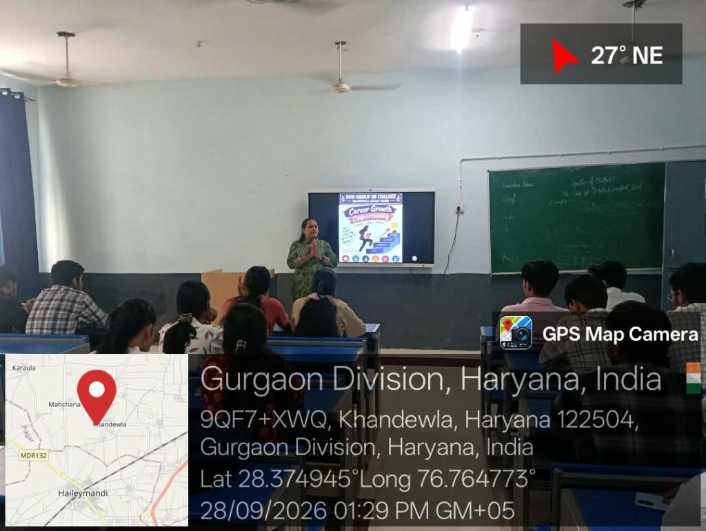 Career Counselling Session at DDR College